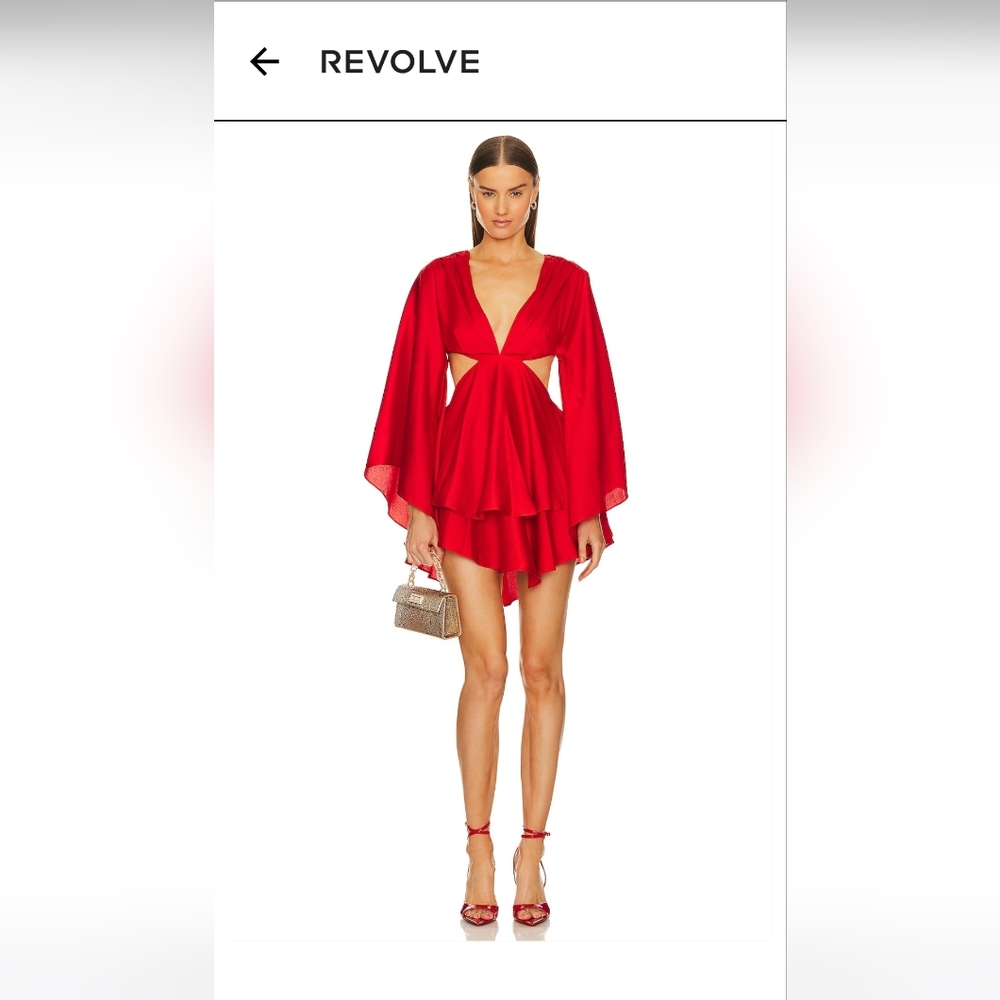 [SOLD] Michael Costello Allete dress red small